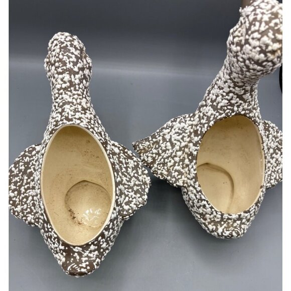 Vtg Set of 2‎ Royal Haeger Speckled Duck Planter Speckled Glaze - Picture 3 of 9